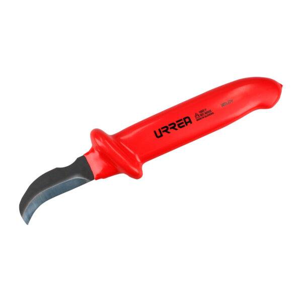 NELCV Navaja para electricista 1000 V con doble capa aislante, 8-21/32" Urrea