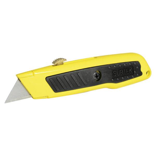 NF6 Navaja utilitaria retráctil recta con grip de 6" Surtek