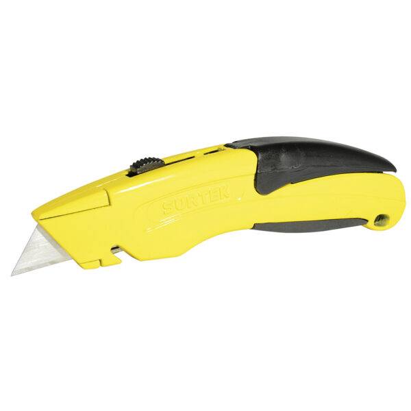 NF7 Navaja utilitaria retráctil curva con grip de 7" Surtek
