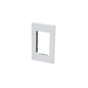 P603B Placa 1 módulo 1/1, línea Premium, color blanco Surtek
