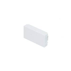 P613B Módulo ciego 1/3, línea Premium, color blanco Surtek