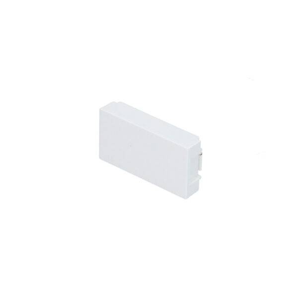 P613B Módulo ciego 1/3, línea Premium, color blanco Surtek