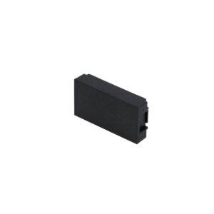 P613N Módulo ciego 1/3, línea Premium, color negro Surtek