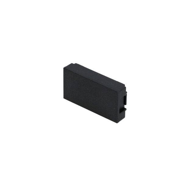 P613N Módulo ciego 1/3, línea Premium, color negro Surtek