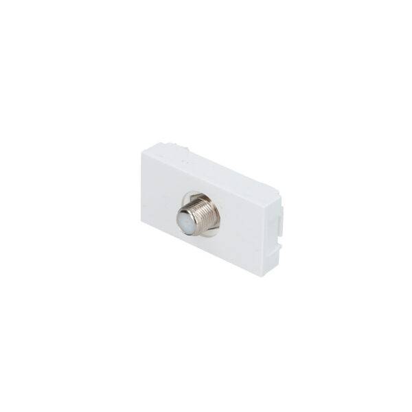 P614B Toma para TV 1/3, línea Premium, color blanco Surtek