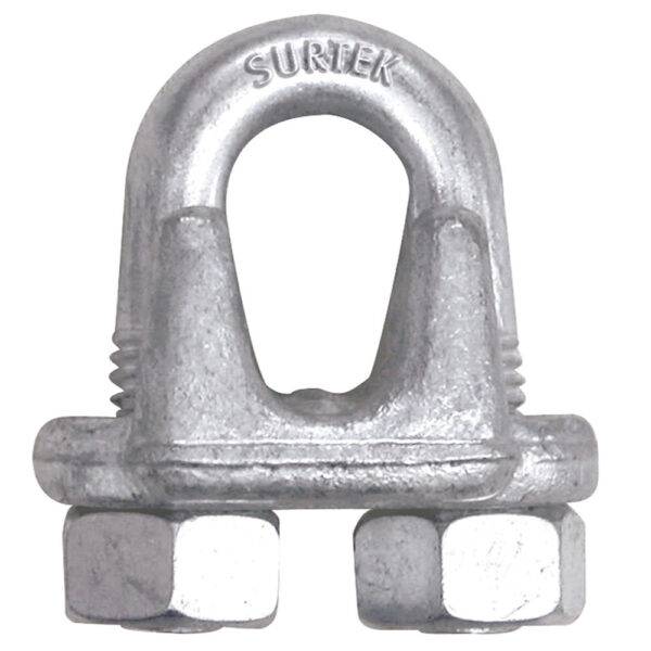 PER5DF Perro de acero forjado para cable de acero 3/8" Surtek