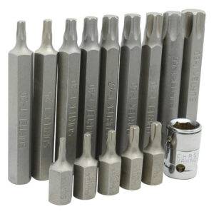 PFB15 Juego de puntas Torx hexágono de 3/8", 15 piezas en blíster Surtek