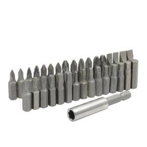 Juego combinado de puntas hexágono de 1/4" con adaptador magnético, 33 piezas en blíster Surtek