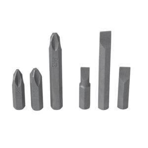 Juego de puntas de impacto combinadas intercambiables para destornillador D10,6 pz en cajP Surtek