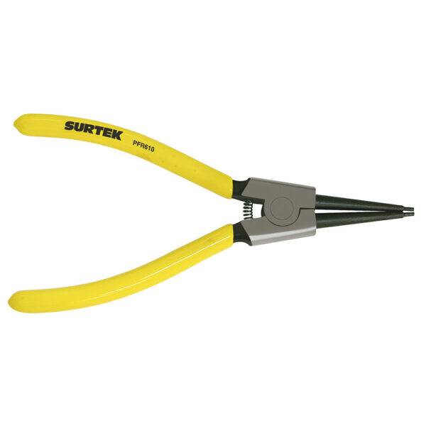 PFR610 Pinza para anillos de retención fijas externo 1.8 mm ángulo de 0° doble mango de vinil Surtek