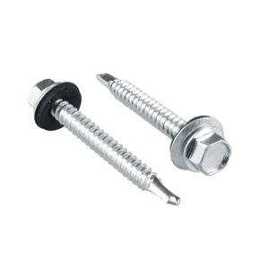 PHR14114 Pija cabeza hexagonal con rondana y punta de broca 1-1/4" x #14, 50 piezas Surtek