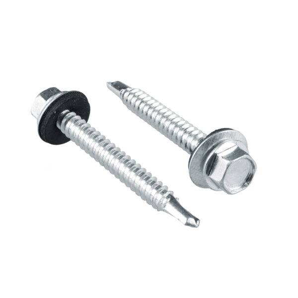 PHR1434 Pija cabeza hexagonal con rondana y punta de broca 3/4" x #14, 100 piezas Surtek