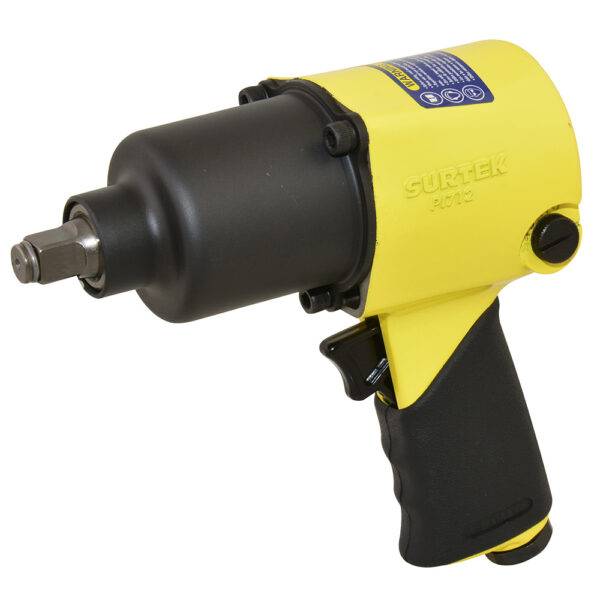 PI712 Pistola de impacto neumática cuadro de 1/2" 420 Ft-lb sistema twin hammer Surtek