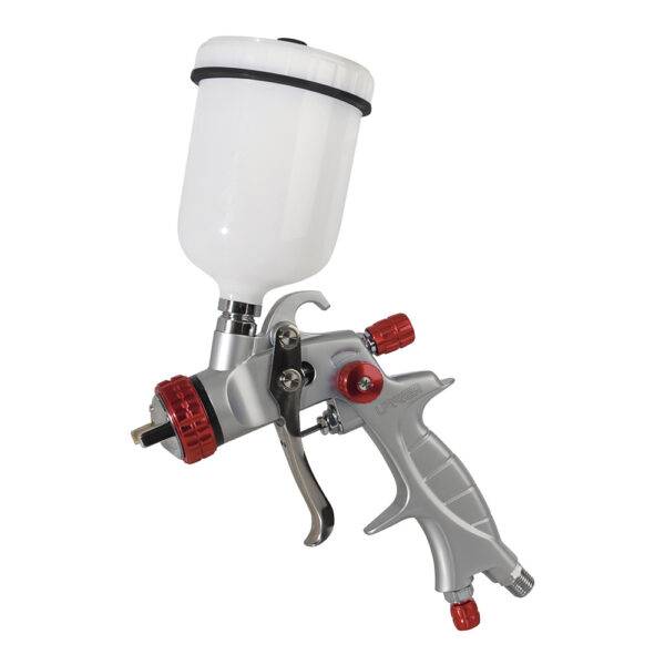 PPG10 Pistola para pintar con alimentación de gravedad, capacidad 100 ml, 22 PSI Urrea