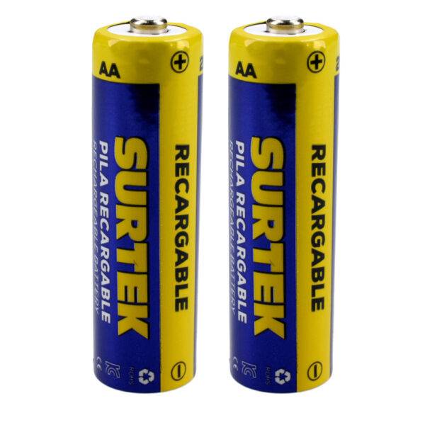 PR22A Pila recargable Surtek "AA", 2 piezas Surtek