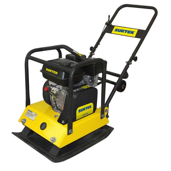 PVC765 Placa compactadora a gasolina con motor de 4 tiempos 6.5 HP Surtek