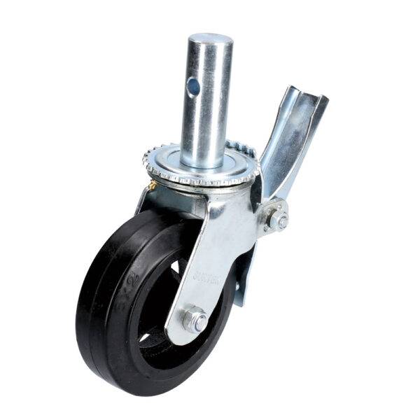 RA20B Rodaja de hule para andamio con freno 8" Surtek