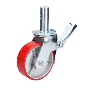 RB15B Rodaja de poliuretano para andamio con freno 6" Surtek