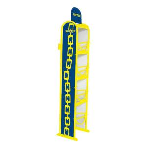 RCAD4 Rack despachador de piso para cadenas 45 x 40 x 202 cm Surtek