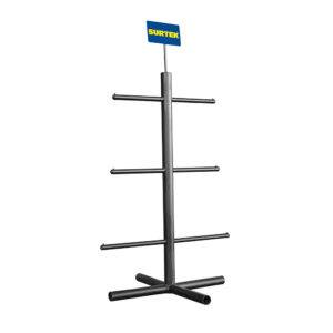 RCUERDA Exhibidor de piso para cuerdas de polipropileno 90 x 186 x 91 cm Surtek