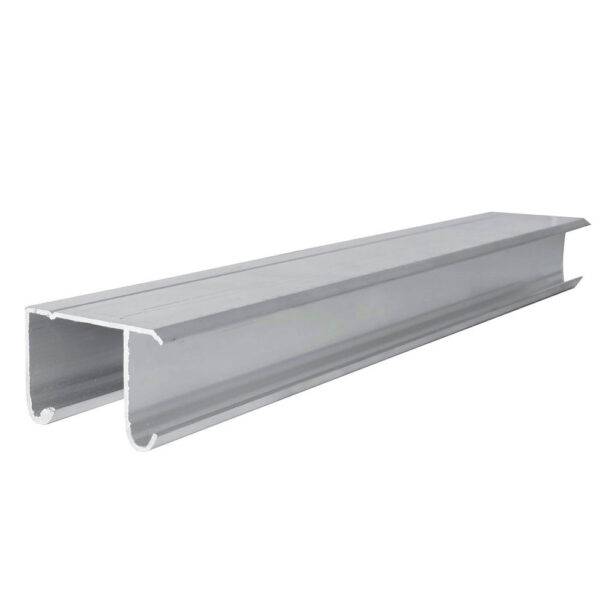RIALJ2 Riel tipo JJ para clóset 2 m, de aluminio Lock