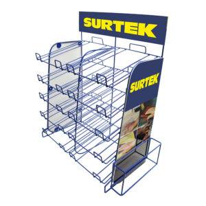 RLIJA Rack despachador de mostrador para lijas 50 x 28 x 65 cm Surtek