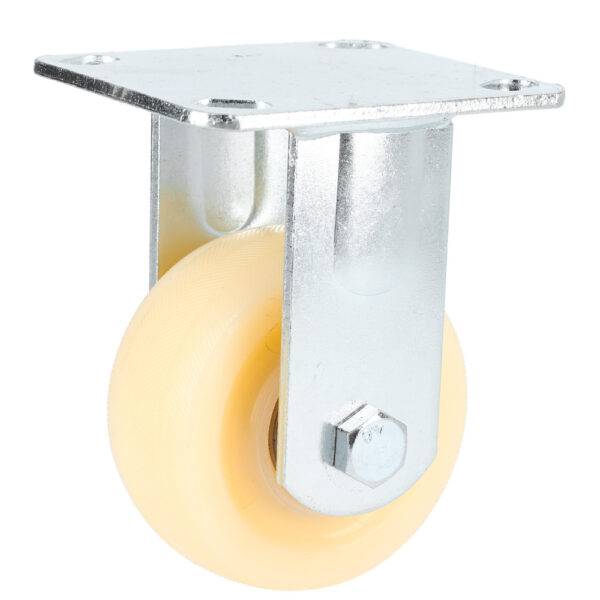RN10F Rodaja de polipropileno blanca fija 4" Surtek