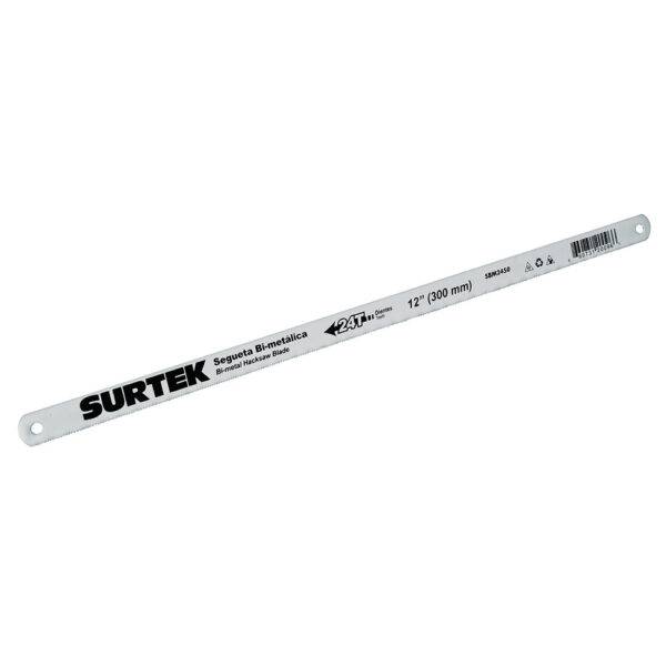 SBM2450 Segueta bimetálica de 12", 24 DPP, 50 piezas Surtek