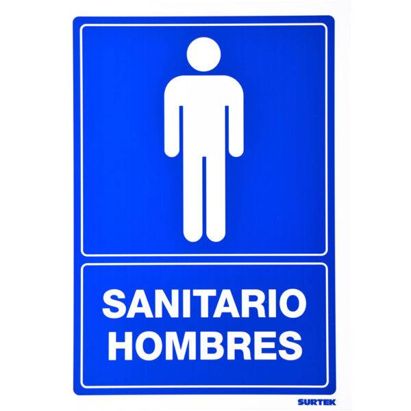 SES13 Señal "Sanitario hombres" Surtek