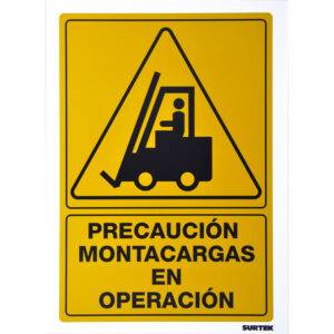 SES30 Señal "Precaución montacargas en operación" Surtek