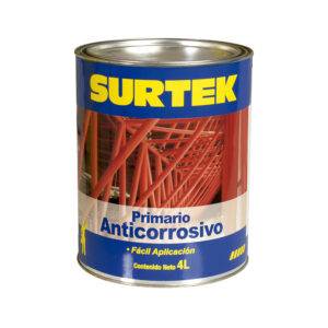 SP50356 Esmalte anticorrosivo para metal 4 Lt color rojo óxido Surtek