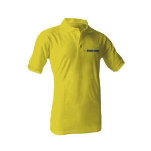 STKPOAX Playera tipo polo para caballero color amarillo talla XL Surtek