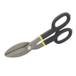 TJH10A Tijeras para hojalatero con mango rubber grip, angulada 10" Surtek