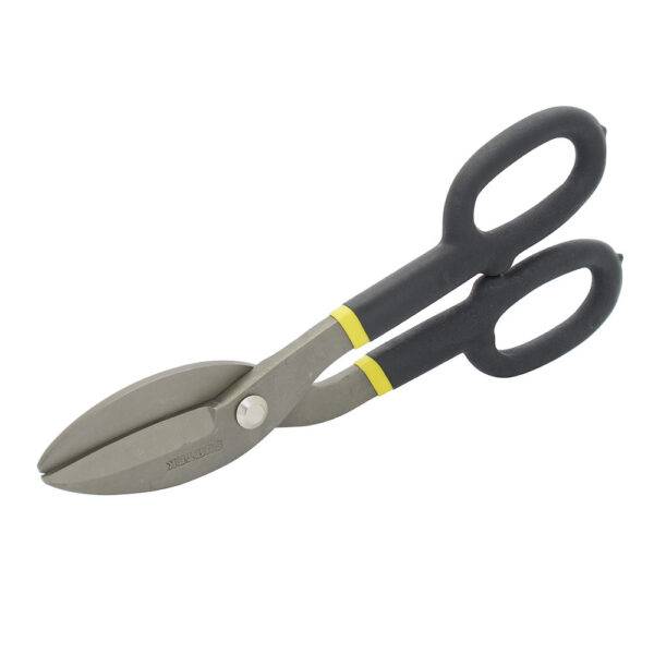 TJH10A Tijeras para hojalatero con mango rubber grip, angulada 10" Surtek