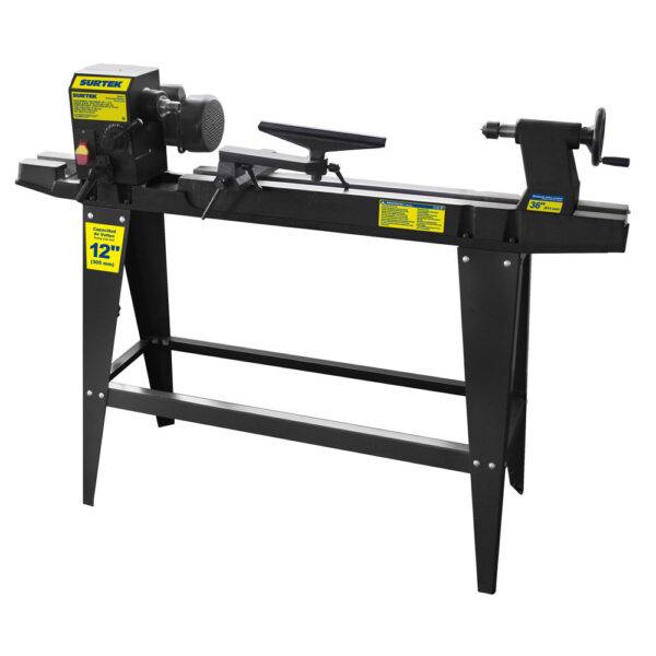 TM612 Torno para madera 12" 550 W, 120 V, 2400 RPM, 3/4 HP Surtek