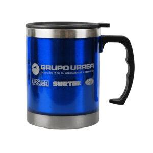 TZG Taza térmica color azul de acero inoxidable 350 ml Surtek