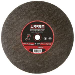 U761 Disco abrasivo tipo 1 para metal 4-1/2" x 1/16" Urrea