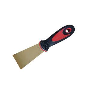 UH653 Espátula de bronce-aluminio antichispa con mango bimaterial 3" x 3-1/2" Urrea