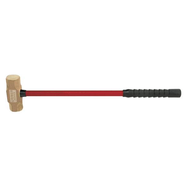 UH72FG Marro de bronce-aluminio antichispa de 10lb con mango extra largo de fibra de vidrio 34" Urrea