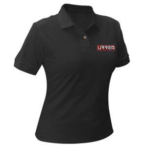UPODNC Playera tipo polo para dama color negro talla CH Urrea