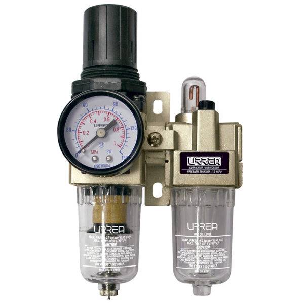UPWL3 Filtro regulador y lubricador de aire 3/8" NPT Urrea