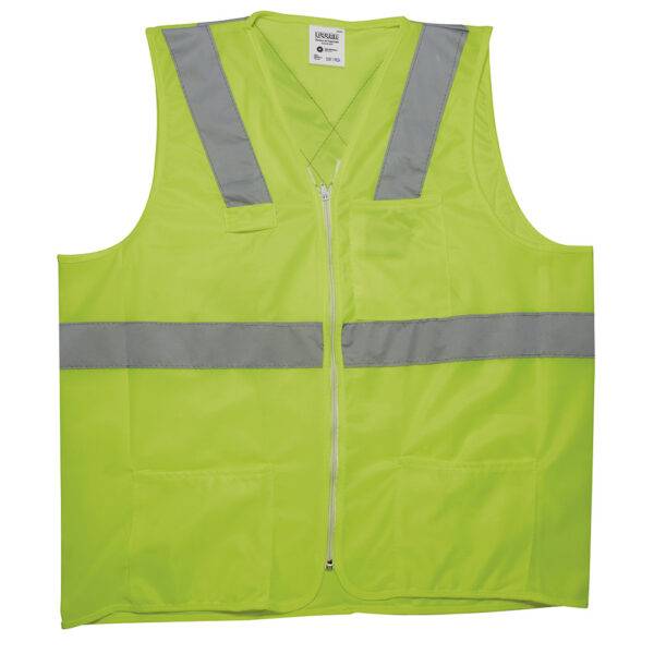 USCH61 Chaleco de seguridad cerrado de alta visibilidad verde M Urrea