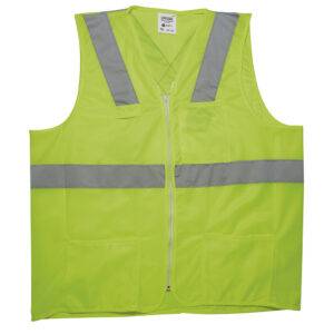 USCH63 Chaleco de seguridad cerrado de alta visibilidad verde EG Urrea