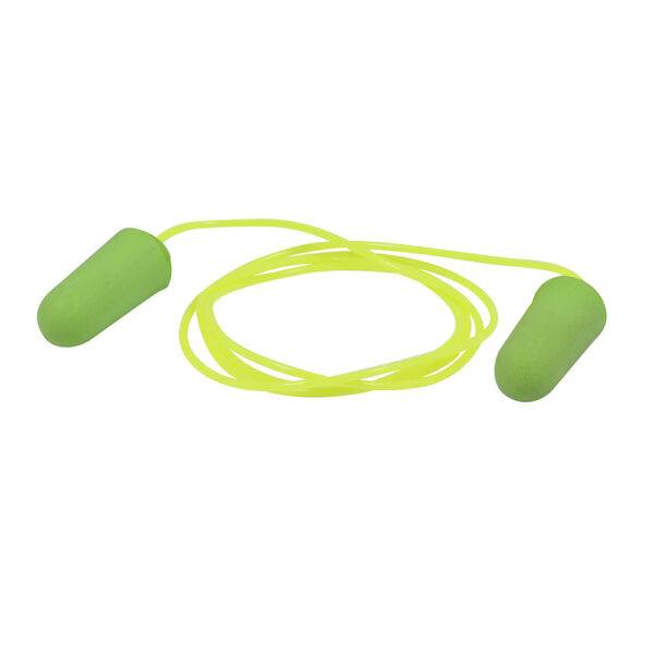 Tapones para oídos desechables de alta visibilidad color amarillo SNR 33 dB Urrea