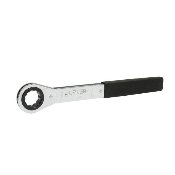 WER30M Llave de estrías pulido espejo plana de matraca métrica, 12 puntas, 30 mm Urrea