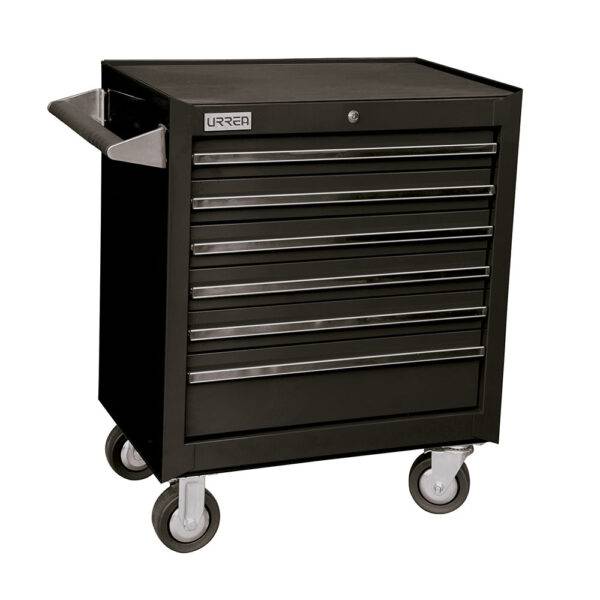 X27M6N Gabinete móvil 6 gavetas color negro serie X 27" Urrea