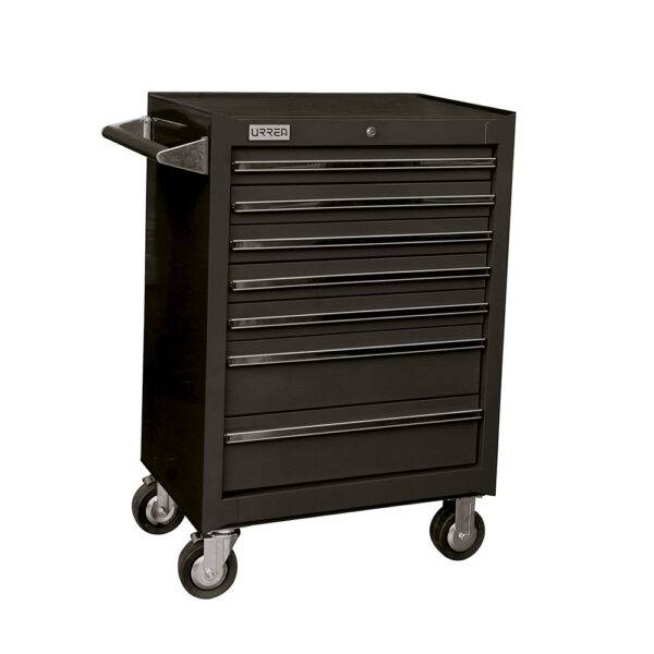 X27M7N Gabinete móvil 7 gavetas color negro serie X 27" Urrea