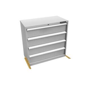 X35F4 Gabinete modular fijo con 4 gavetas serie X 35" Urrea