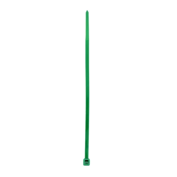 114255_01 Cinchos plásticos 150 x 3.6 mm, tensión 18 kg de 50 piezas, color verde Surtek