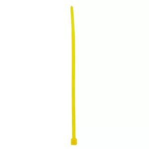 Cinchos plásticos 300 x 4.6 mm, tensión 22 kg de 50 piezas, color amarillo Surtek